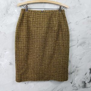 JONES NEW YORK Golden Brown Pencil Skirt
